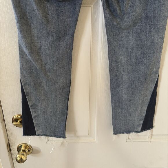 Kut from The Kloth Womens Reese Ankle Straight Leg 14 Ripped College Preppy Logo - Picture 14 of 16